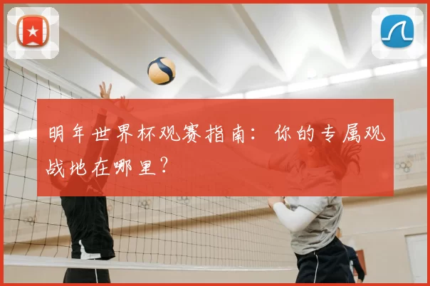 明年世界杯观赛指南：你的专属观战地在哪里？
